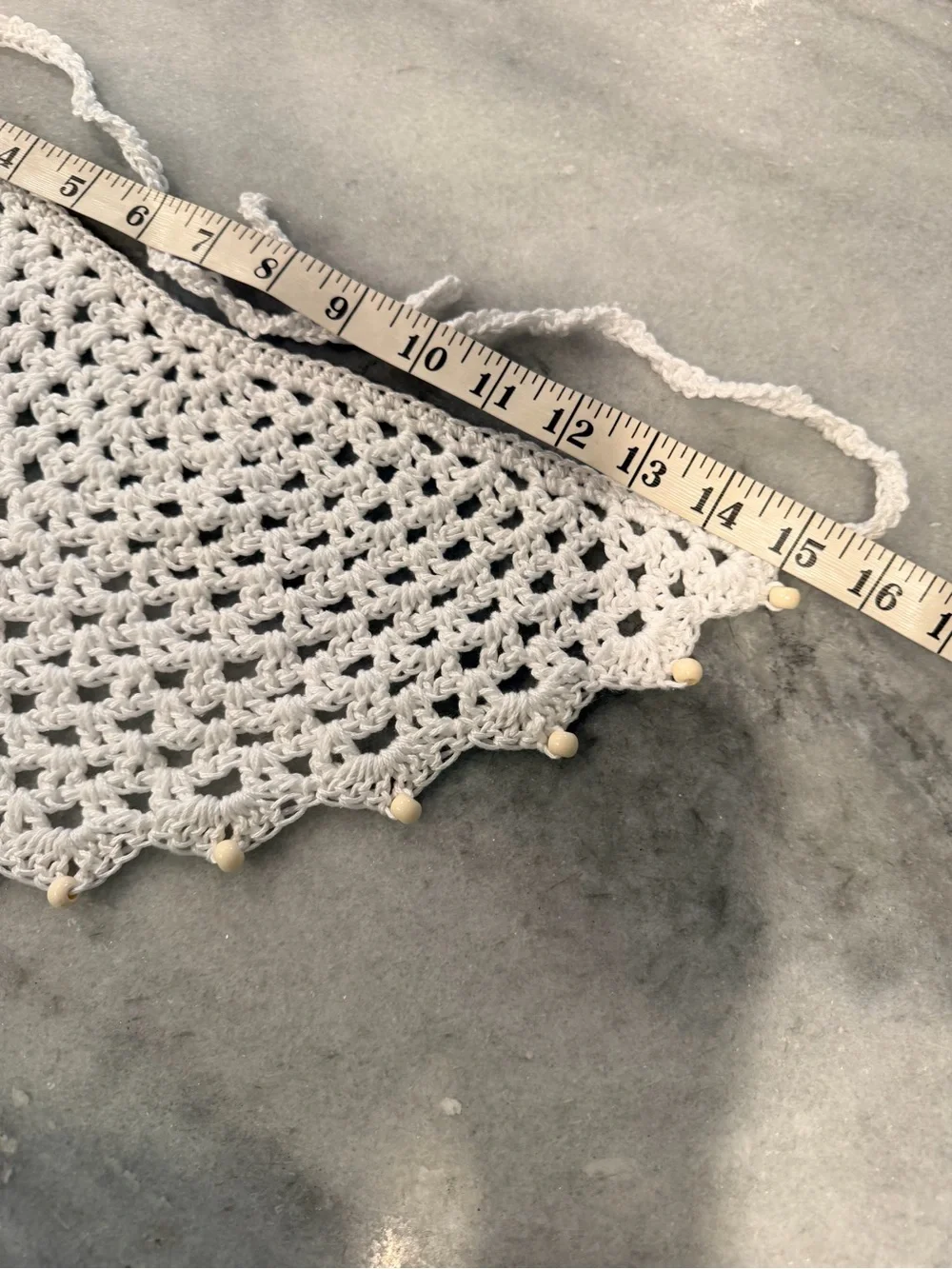 Handmade crochet kerchief
